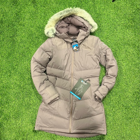 NWT Kuhl Womens Frost Down Parka Dusk 800 Down $549 New - Picture 2 of 10
